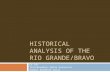 Historical Analysis of the Rio Grande/Bravo