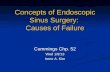 Concepts of Endoscopic Sinus Surgery:  Causes of Failure