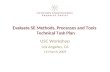 Evaluate SE Methods, Processes and Tools   Technical Task Plan