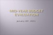 Mid-Year Budget Evaluation
