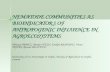 NEMATODE COMMUNITIES AS BIOINDICATORS OF ANTROPOGENIC INFLUENCE IN AGROECOSYSTEMS