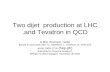 Two dijet  production at LHC and Tevatron in QCD.