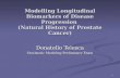 Modelling Longitudinal Biomarkers of Disease Progression  (Natural History of Prostate Cancer)