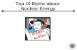 Top 10 Myths about  Nuclear Energy