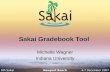 Sakai Gradebook Tool