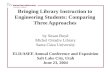 Bringing Library Instruction to Engineering Students: Comparing Three Approaches