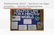 Październik 2013 – konkurs na logo projektu – Szkoła Podstawowa