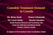 Cannabis Treatment Demand  in Canada