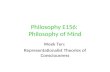 Philosophy E156:  Philosophy of Mind