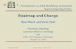 Roadmap and Change How Much and How Fast