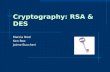 Cryptography: RSA & DES