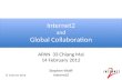 Internet2 and Global Collaboration