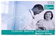 Clinical Quality Indicators –  Martin Orton
