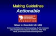 Making Guidelines Actionable