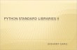 Python STANDARD Libraries II