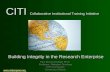 CITI  Collaborative Institutional Training Initiative