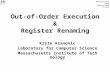 Out-of-Order Execution & Register Renaming