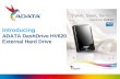 Introducing ADATA DashDrive HV620   External Hard Drive