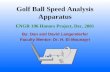 Golf Ball Speed Analysis Apparatus