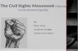 The Civil Rights Movement  Pathway to the Dreamt Equality