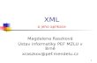 XML a jeho aplikace