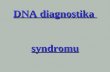 DNA diagnostika  syndromu