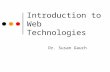 Introduction to Web Technologies