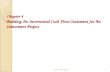 Chapter 4  Building An Incremental Cash Flow Statement for An Investment Project