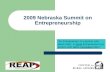 2009 Nebraska Summit on Entrepreneurship