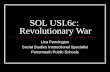 SOL USI.6c:  Revolutionary War