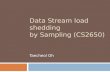 Data Stream load shedding by Sampling (CS2650)