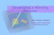 Developing a Winning Resume