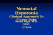 Neonatal Hypotonia Clinical Approach To Floppy Baby