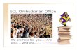ECU Ombudsman Office