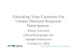 Educating Your Customer For Greater Demand Response Participation