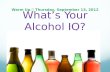 What’s Your Alcohol IQ?