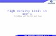 High Density Limit in RFP’s