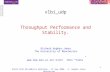 vlbi_udp Throughput Performance and Stability.