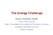 Chris Llewellyn Smith Chair ITER Council Chair Consultative Committee for Euratom on Fusion
