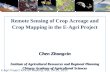 Remote Sensing of Crop Acreage and Crop Mapping in the E-Agri Project Chen Zhongxin