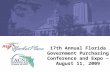 17th Annual Florida Government Purchasing Conference and Expo – August 11, 2009