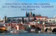 NYU-Tisch Special Programs  2013 Prague Filmmaking summer program