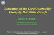 Ionization of the Local Interstellar Cavity by Hot White Dwarfs Barry Y. Welsh