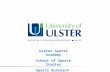 Ulster Sports Academy School of Sports Studies Sports Outreach