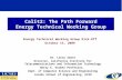 Calit2: The Path Forward Energy Technical Working Group