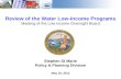Review of the Water Low-Income Programs Meeting of the Low Income Oversight Board