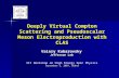 Deeply Virtual Compton Scattering and Pseudoscalar Meson Electroproduction with CLAS