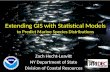 Extending GIS with Statistical Models to Predict Marine Species Distributions