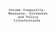 Income Inequality:  Measures, Estimates and Policy Illustrations