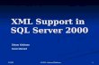 XML Support in  SQL Server 2000